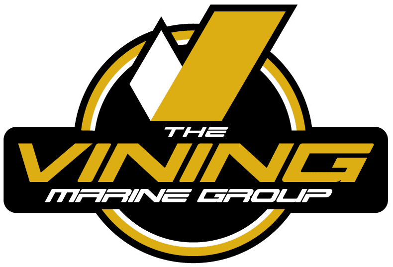 Vining Marine Logo with white outline