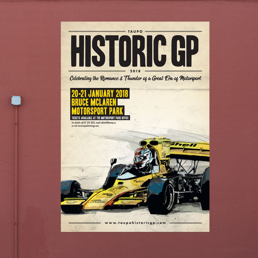 Bruce McLaren Motorsport Park, Graphic Design, ninetyblack